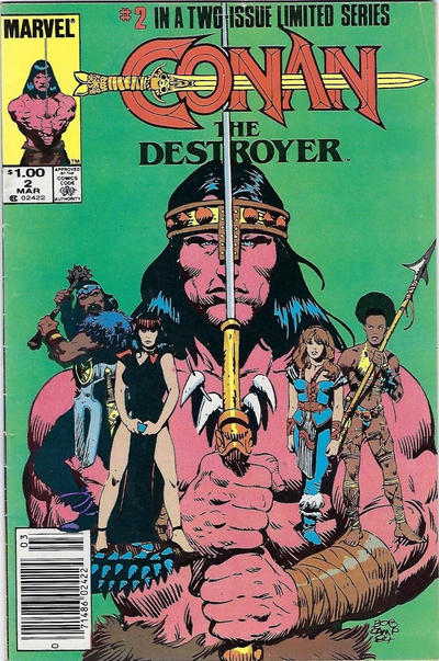Cover for Conan the Destroyer (Marvel, 1985 series) #2 [Canadian]