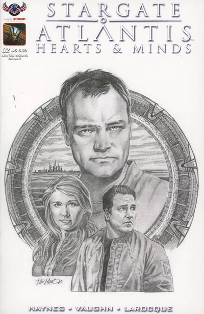 Cover for Stargate Atlantis Hearts And Minds (American Mythology Productions, 2017 series) #2 [Limited Visions Dan Parsons Cover]