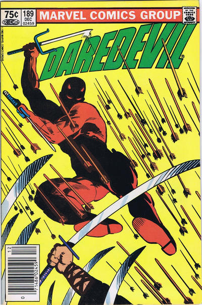 Cover for Daredevil (Marvel, 1964 series) #189 [Canadian]