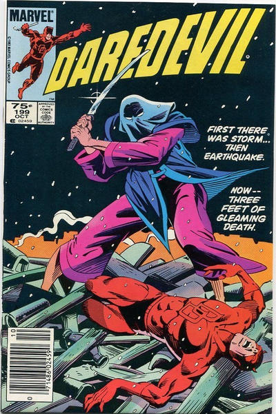 Cover for Daredevil (Marvel, 1964 series) #199 [Canadian]