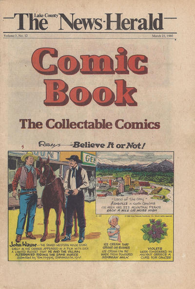 Cover for The News Herald Comic Book the Collectable Comics (Lake County News Herald, 1978 series) #v3#12