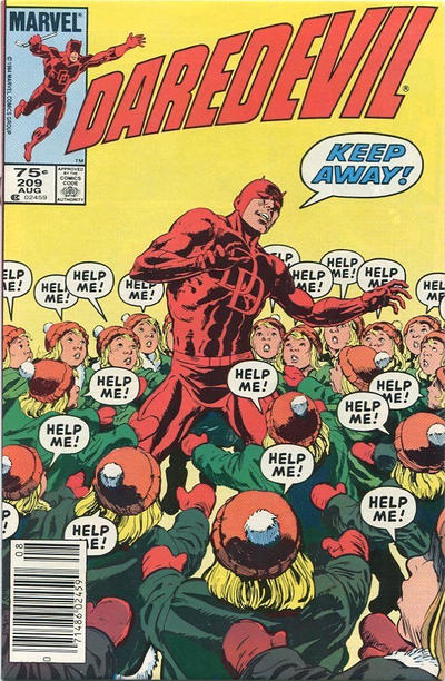 Cover for Daredevil (Marvel, 1964 series) #209 [Canadian]