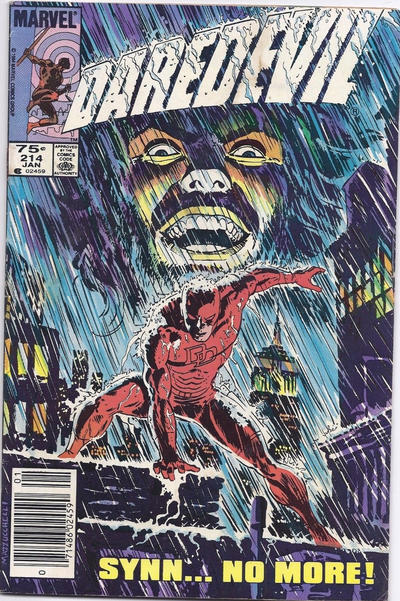 Cover for Daredevil (Marvel, 1964 series) #214 [Canadian]
