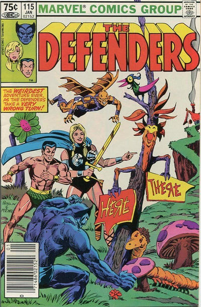 Cover for The Defenders (Marvel, 1972 series) #115 [Canadian]