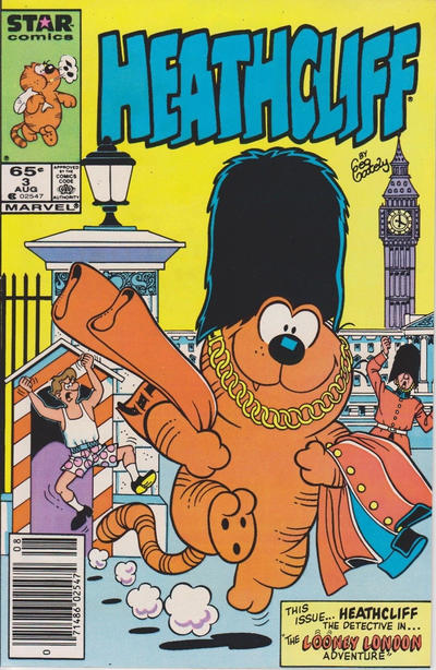 Cover for Heathcliff (Marvel, 1985 series) #3 [Newsstand]
