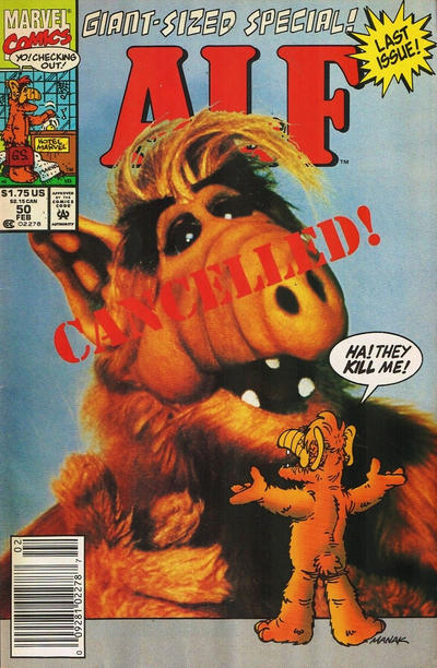 Cover for ALF (Marvel, 1988 series) #50 [Newsstand]