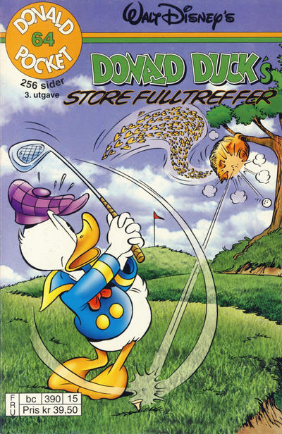Cover for Donald Pocket (Hjemmet / Egmont, 1968 series) #64 - Donald Duck's store fulltreffer [3. utgave bc 390 15]