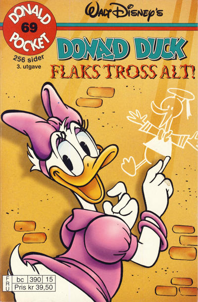 Cover for Donald Pocket (Hjemmet / Egmont, 1968 series) #69 - Donald Duck Flaks tross alt! [3. utgave bc 390 15]