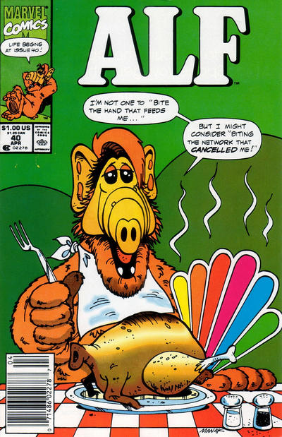 Cover for ALF (Marvel, 1988 series) #40 [Newsstand]