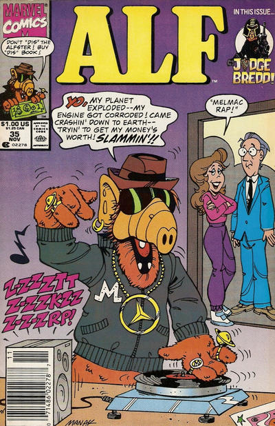 Cover for ALF (Marvel, 1988 series) #35 [Newsstand]