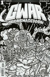 Cover for GWAR: Orgasmageddon (Dynamite Entertainment, 2017 series) #1 [Cover E Incentive Black and White Scott Wygman]