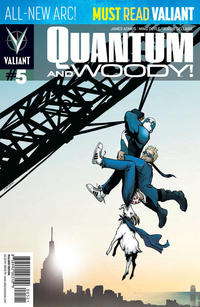 Cover Thumbnail for Quantum & Woody (Valiant Entertainment, 2013 series) #5 [Cover B - Lee Garbett]