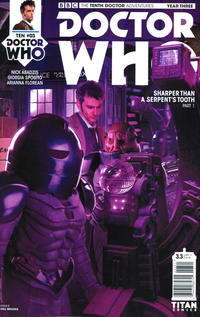 Cover Thumbnail for Doctor Who: The Tenth Doctor, Year Three (Titan, 2017 series) #3 [Photo Cover B]