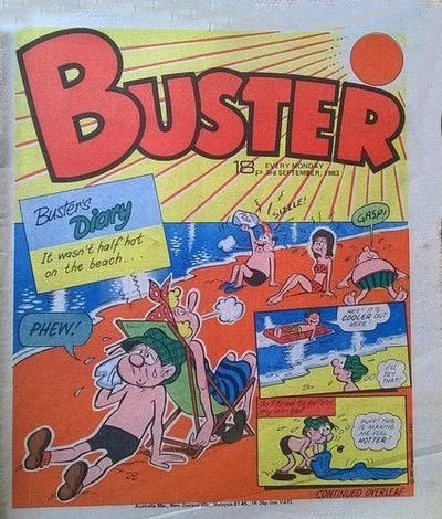Cover for Buster (IPC, 1960 series) #3 September 1983 [1182]