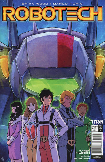 Cover for Robotech (Titan, 2017 series) #1 [Cover D - Michael Dialynas]