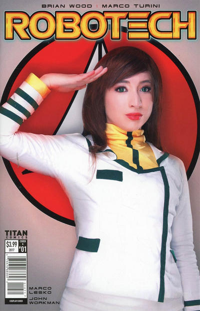 Cover for Robotech (Titan, 2017 series) #1 [Cover G - 'Kitty Honey' Cosplay Photo Cover]
