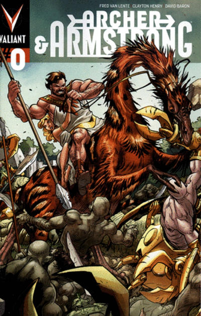 Cover for Archer and Armstrong (Valiant Entertainment, 2012 series) #0 [Cover C - Clayton Henry]