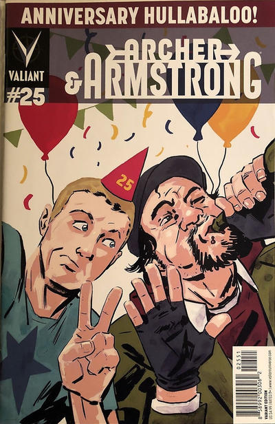 Cover for Archer and Armstrong (Valiant Entertainment, 2012 series) #25 [Cover E - Michael Walsh]