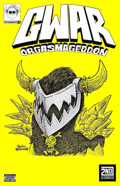 Cover for GWAR: Orgasmageddon (Dynamite Entertainment, 2017 series) #1 [2nd & Charles Exclusive Stephen Blickenstaff Variant]