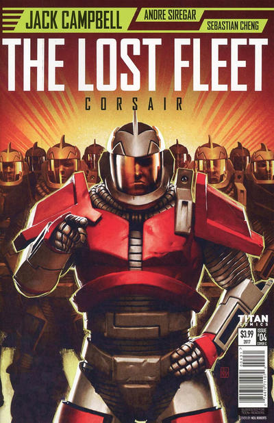 Cover for The Lost Fleet: Corsair (Titan, 2017 series) #4 [Cover C - Neil Roberts]