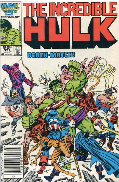 Cover for The Incredible Hulk (Marvel, 1968 series) #321 [Canadian]