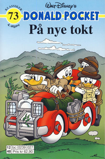 Cover for Donald Pocket (Hjemmet / Egmont, 1968 series) #73 - På nye tokt [4. utgave bc 0239 027]