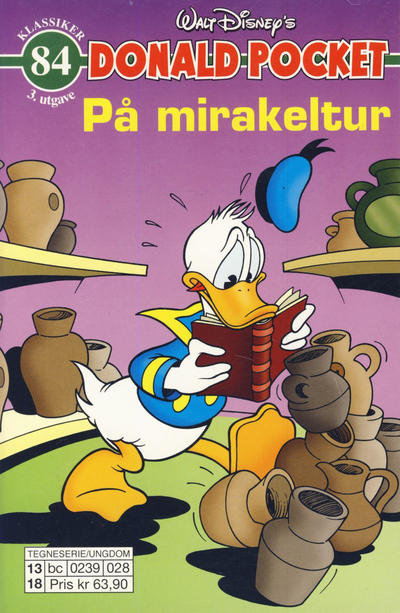 Cover for Donald Pocket (Hjemmet / Egmont, 1968 series) #84 - På mirakeltur [3. utgave bc 0239 028]
