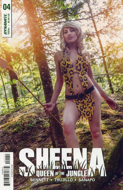 Cover for Sheena Queen of the Jungle (Dynamite Entertainment, 2017 series) #4 [Cover D Cosplay]