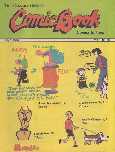 Cover for The Calgary Herald Comic Book (Calgary Herald, 1977 series) #v1#33