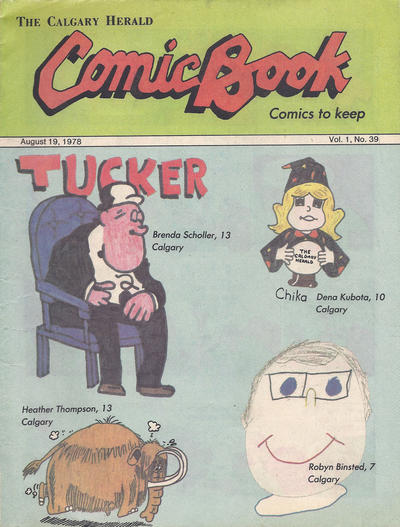 Cover for The Calgary Herald Comic Book (Calgary Herald, 1977 series) #v1#39