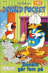 Cover for Donald Pocket (Hjemmet / Egmont, 1968 series) #103 - Donald går fem på [3. utgave bc 239 14]