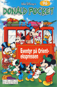 Cover Thumbnail for Donald Pocket (Hjemmet / Egmont, 1968 series) #96 - Eventyr på Orientekspressen [3. utgave bc 239 13]