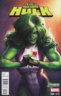 Cover Thumbnail for Totally Awesome Hulk (Marvel, 2016 series) #4 [Meghan Hetrick 'Women of Power']