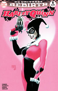Cover Thumbnail for Harley Quinn (DC, 2016 series) #1 [Second Printing Michael Turner Pink Humble Bundle Cover]