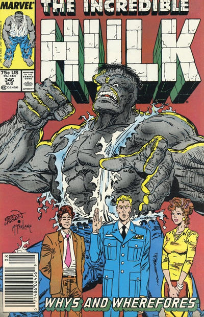 Cover for The Incredible Hulk (Marvel, 1968 series) #346 [Newsstand]