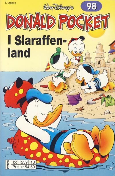 Cover for Donald Pocket (Hjemmet / Egmont, 1968 series) #98 - I Slaraffenland [3. utgave bc 239 13]