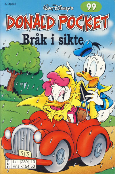 Cover for Donald Pocket (Hjemmet / Egmont, 1968 series) #99 - Bråk i sikte [3. utgave bc 239 13]