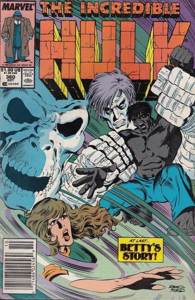 Cover for The Incredible Hulk (Marvel, 1968 series) #360 [Newsstand]