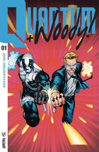 Cover for Quantum and Woody! (Valiant Entertainment, 2017 series) #1 [Cover C - Geoff Shaw]