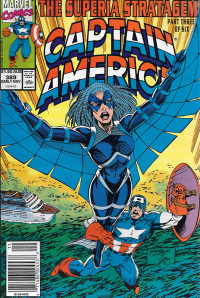 Cover for Captain America (Marvel, 1968 series) #389 [Direct]