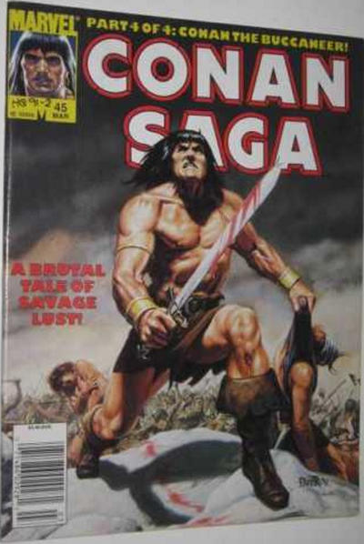 Cover for Conan Saga (Marvel, 1987 series) #45 [Australian]