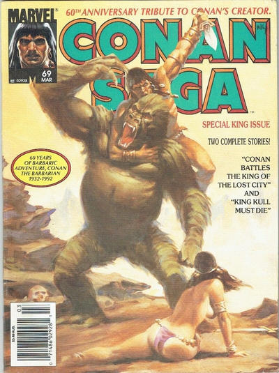 Cover for Conan Saga (Marvel, 1987 series) #69 [Australian]