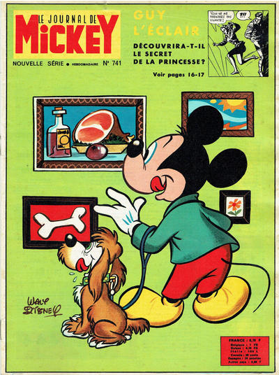 Cover for Le Journal de Mickey (Hachette, 1952 series) #741