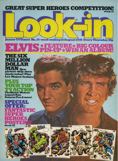 Cover for Look-In (ITV, 1971 series) #34/1978