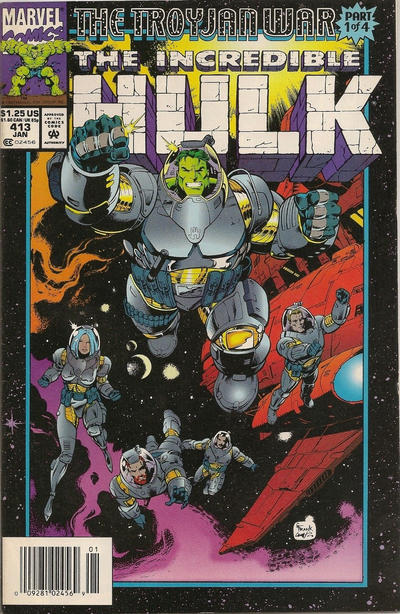 Cover for The Incredible Hulk (Marvel, 1968 series) #413 [Newsstand]