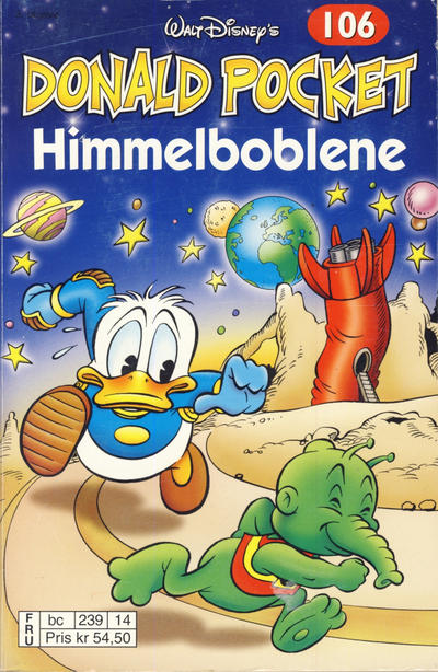 Cover for Donald Pocket (Hjemmet / Egmont, 1968 series) #106 - Himmelboblene [3. utgave bc 239 14]