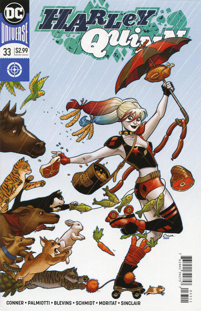 Cover for Harley Quinn (DC, 2016 series) #33 [Amanda Conner Cover]