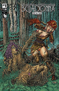 Cover for Belladonna: Fire and Fury (Avatar Press, 2017 series) #1 [Wraparound Nude Cover]