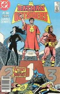 Cover for Batman and the Outsiders (DC, 1983 series) #15 [Canadian]
