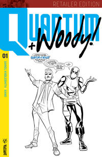 Cover Thumbnail for Quantum and Woody! (Valiant Entertainment, 2017 series) #1 [Retailer Summit San Diego Comic Con 2017 - Jelena Kevic Djurdjevic]